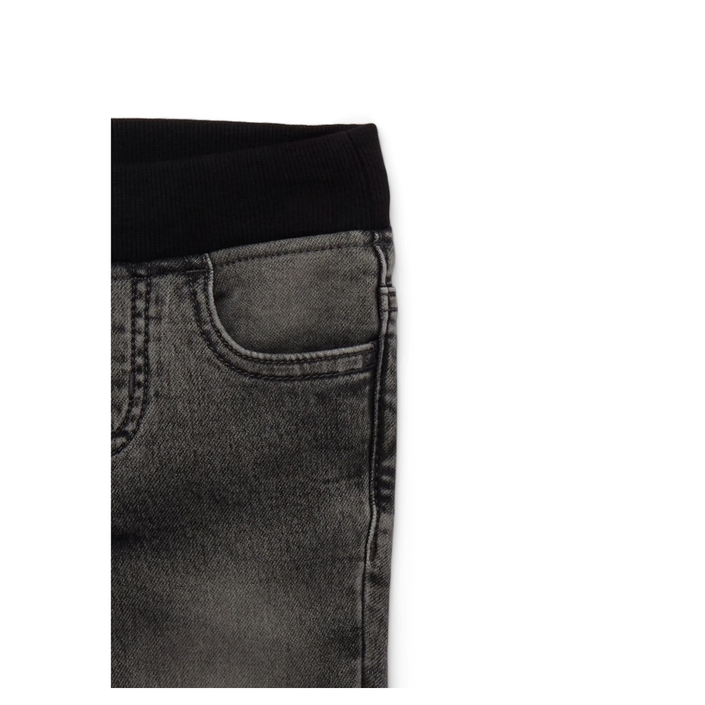 Wonder Nation Black and Gray Kids Jeans